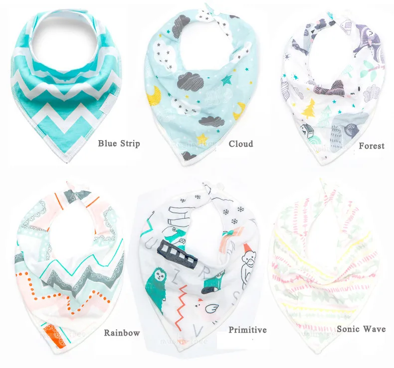 bufandas para bebés con diferentes diseños