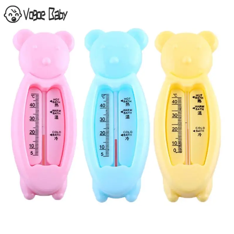 Termómetro de dibujos animados para bebé, oso, pez, herramienta de medición de temperatura familiar, Dial fácil de leer - imagen 2