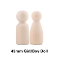 43mm Girl Boy Dolls