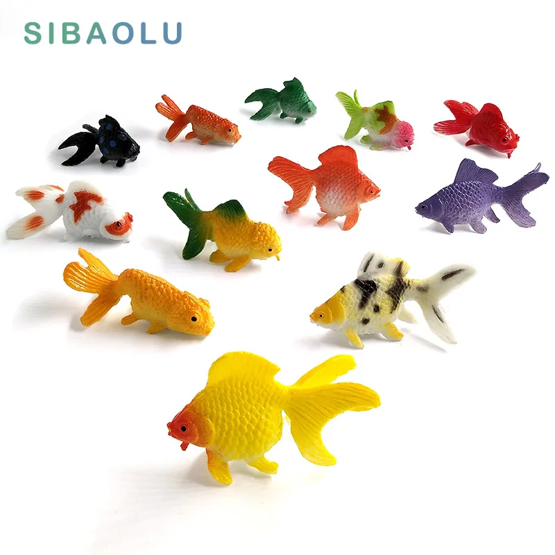 Figurita Kawaii de peces dorados, Micro paisaje, decoración del hogar, adorno de jardín en miniatura, bonsái, accesorios de decoración modernos