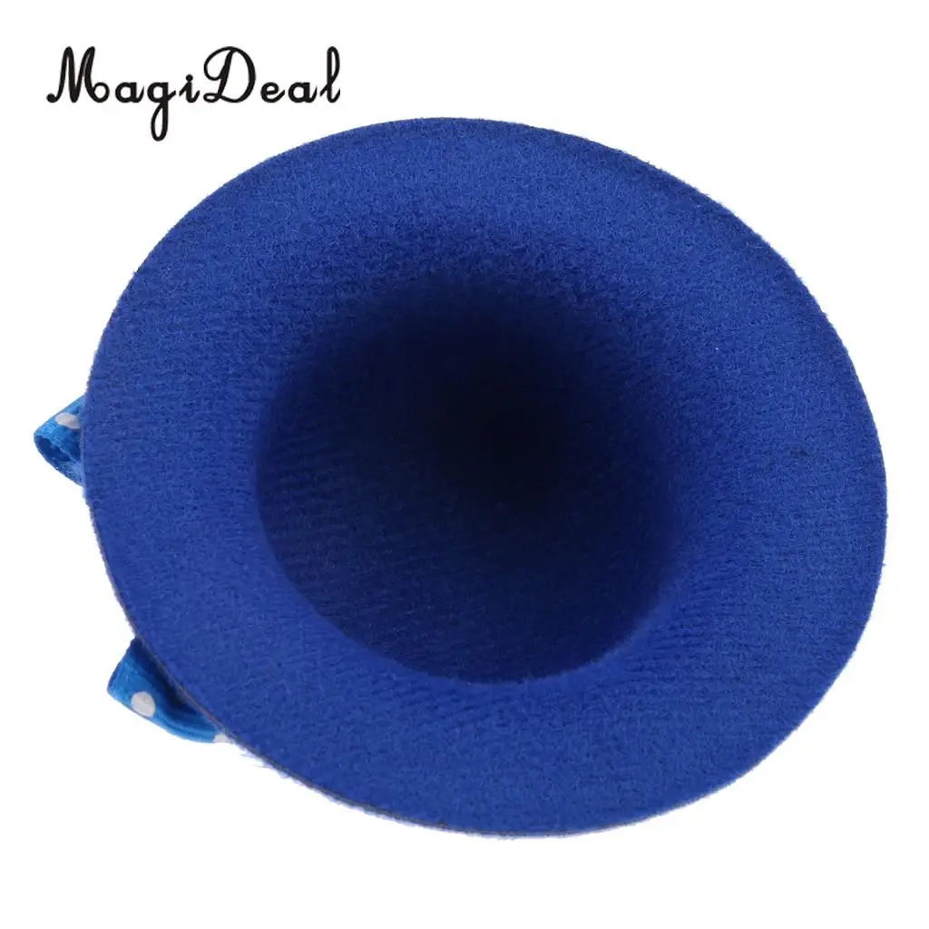 MagiDeal Fashion 1Pc New Vintage Bowler Doll Princess Hat Cap for 28-30cm Doll Model Cotume Clothes Accs 6Colors