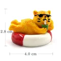 Swimming ring kitten