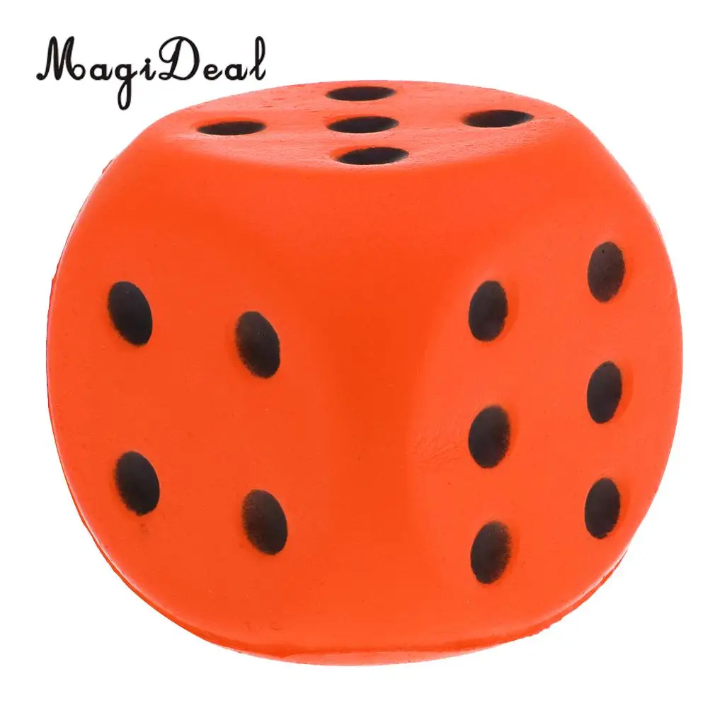 Sponge Dice Foam Dot Dice Playing Dice for Teaching Education Toy Green