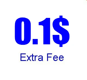 Una señal que dice una tarifa adicional por $ 1