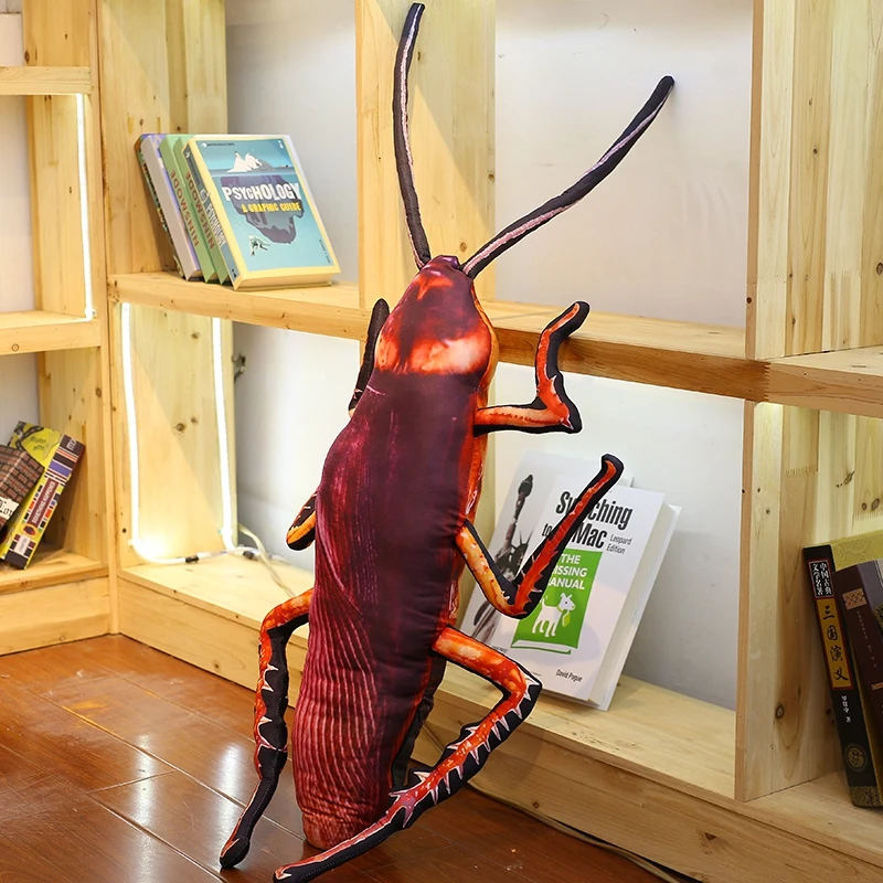 Peluche de cucaracha 3D para niño – Almohada de insecto divertida - imagen 4