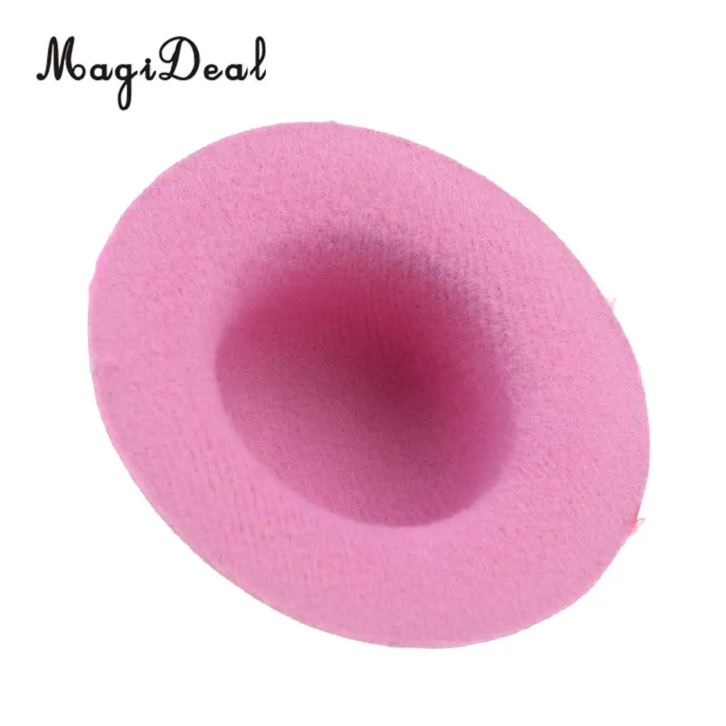 MagiDeal Fashion 1Pc New Vintage Bowler Doll Princess Hat Cap for 28-30cm Doll Model Cotume Clothes Accs 6Colors