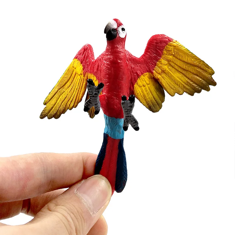 Figura miniatura de loro – Decoración jardín de hadas para niños - imagen 4