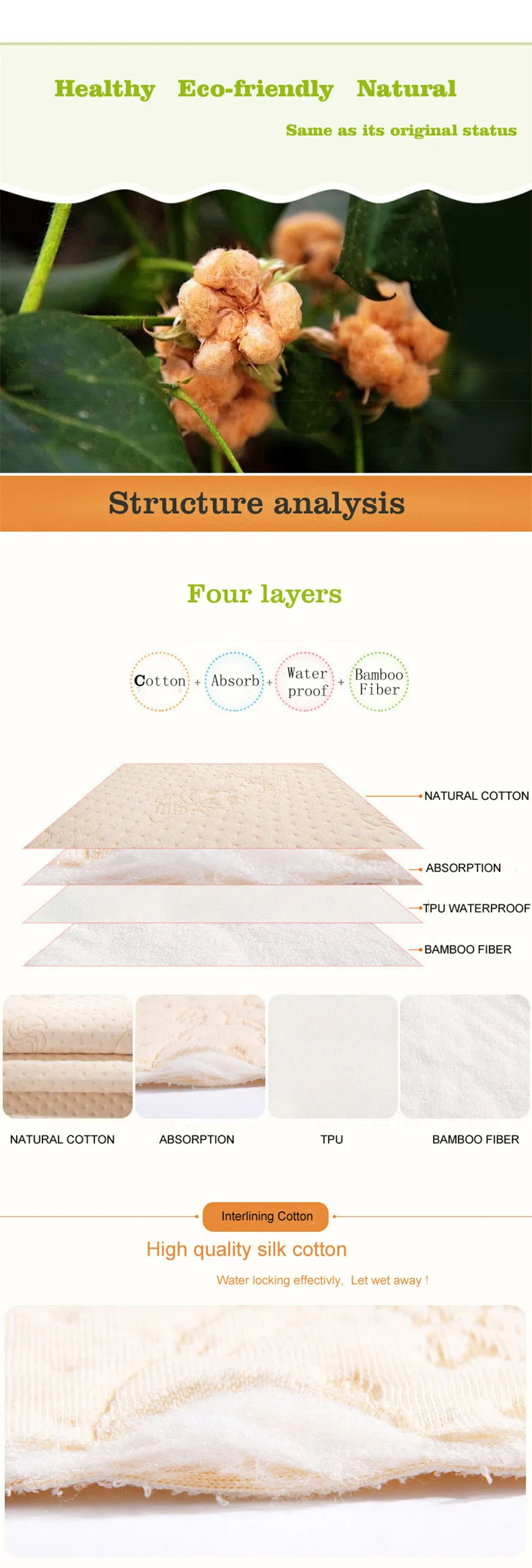 Almohadillas pañales - Cubierta fuerte