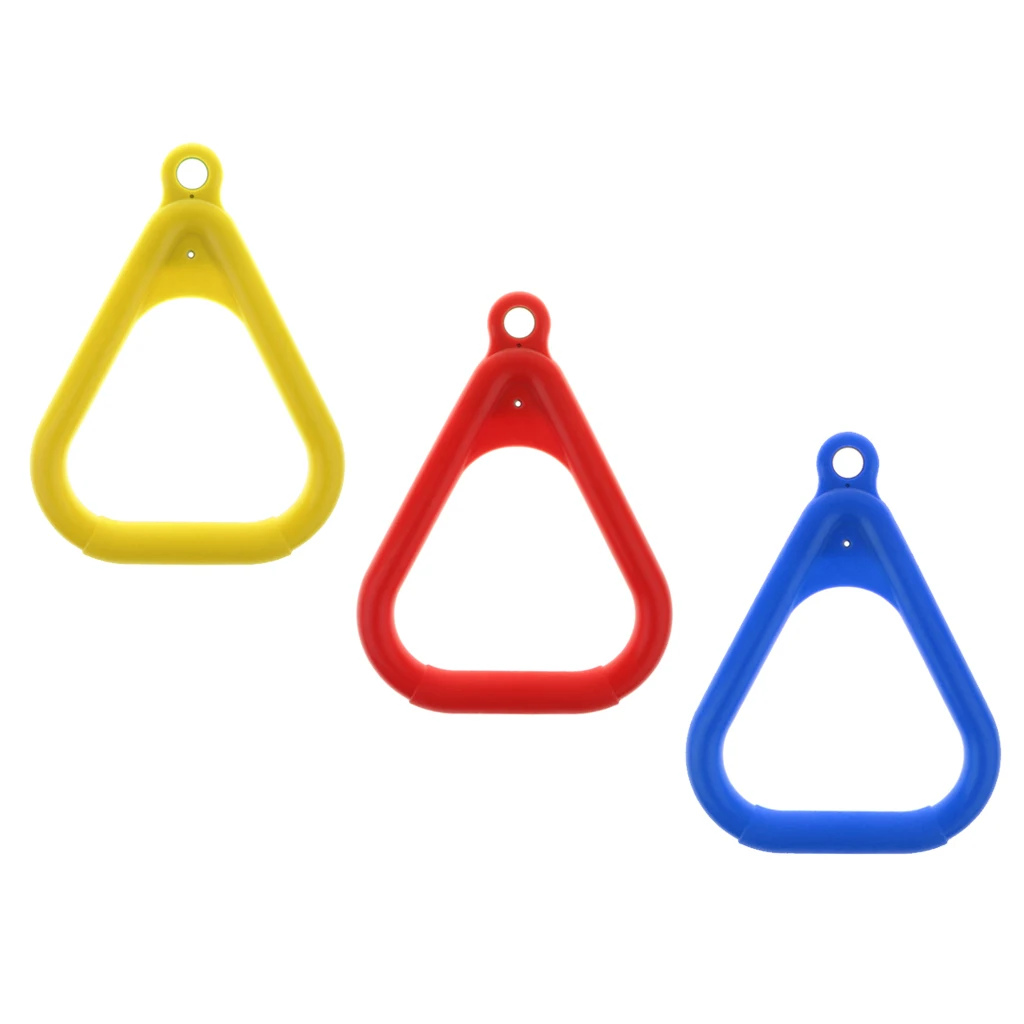 3pcs Swing Bar Rings Set - Backyard Outdoor Gymnastic Ring, Monkey Ring, Climbing Ring and Obstacle Ring