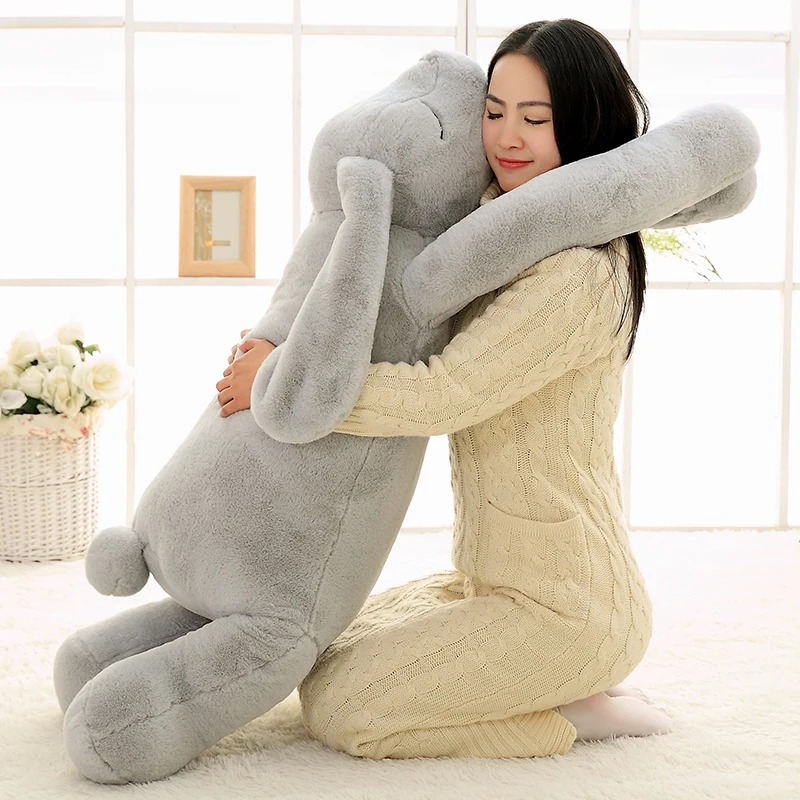 Peluche gigante de conejo con orejas suaves – Almohada de regalo para niña - imagen 3