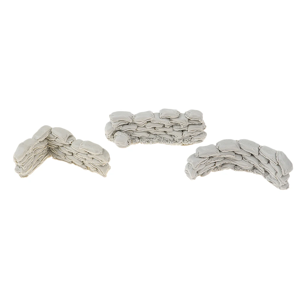 1/35 Resin Soldier Scenario Accessories Sandbag Walls Combination Resin Kit 1/35 Resin Soldier Scenario Accessories