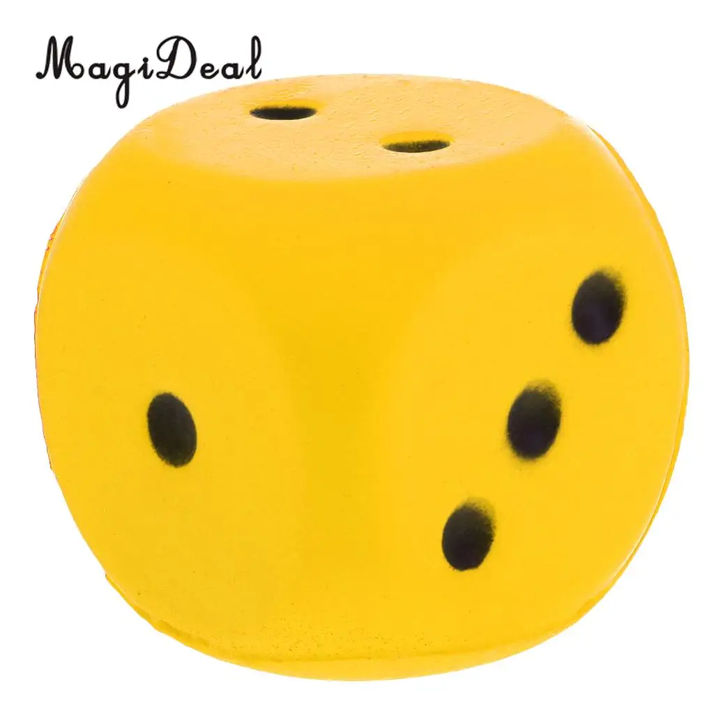 Sponge Dice Foam Dot Dice Playing Dice for Teaching Education Toy Green
