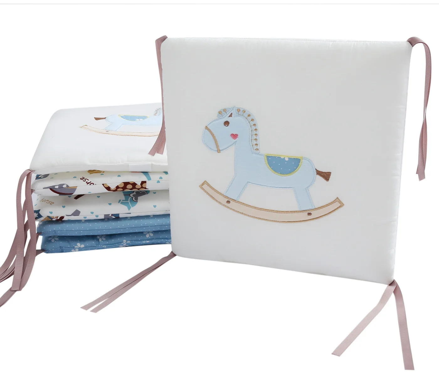 6 unids/lote parachoques de cama de bebé en la cuna Protector de cama de bebé parachoques de cuna cómodo parachoques de cuna juego de cama para recién nacidos - imagen 3