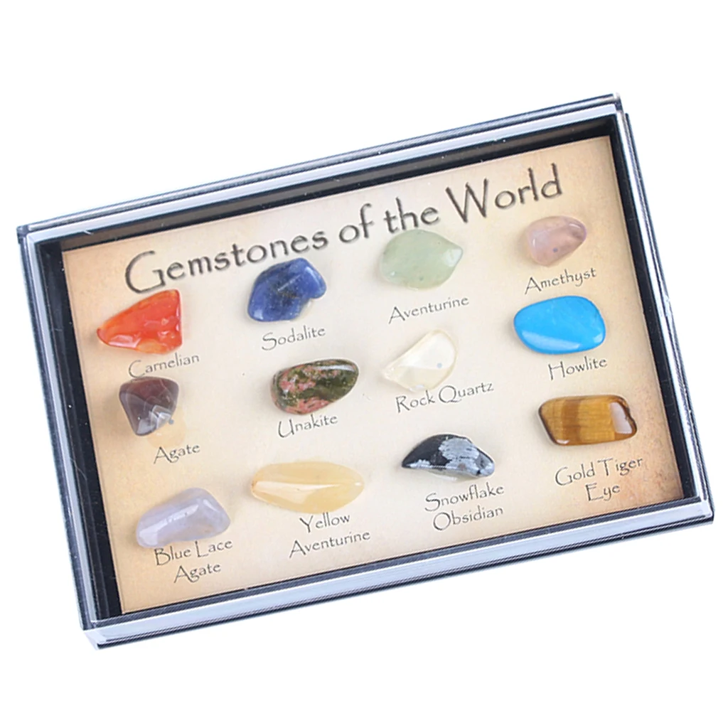 Rock & Mineral Collection Geology Science Kit Earth Science Toy - Pack Of 15