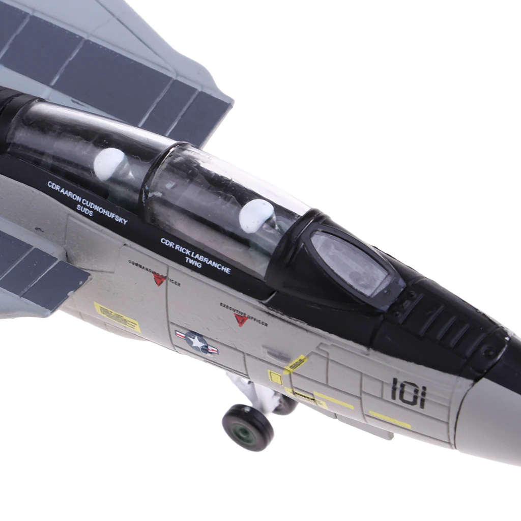 1/100 Metal American F-14 Aircrafts Fighter Diecast Toy Model Airplane Toys