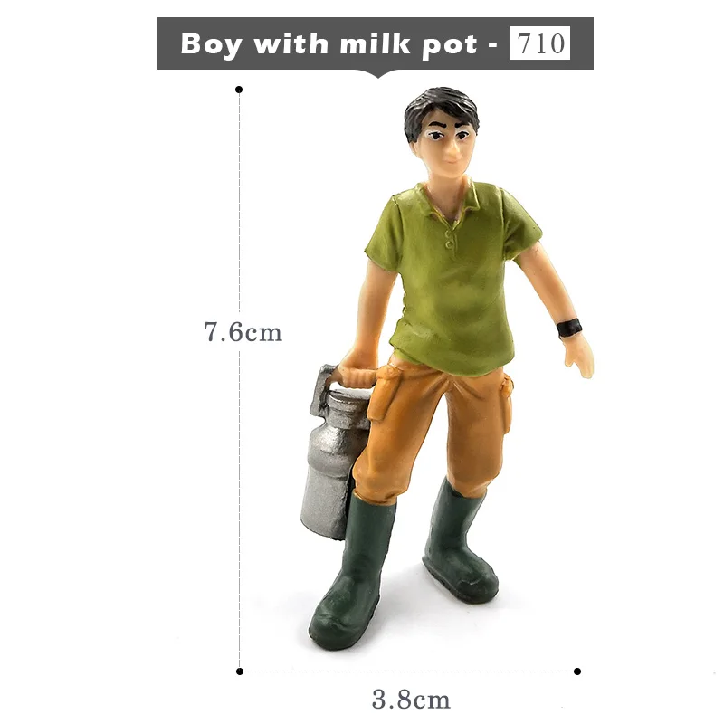 Boy with milk pot