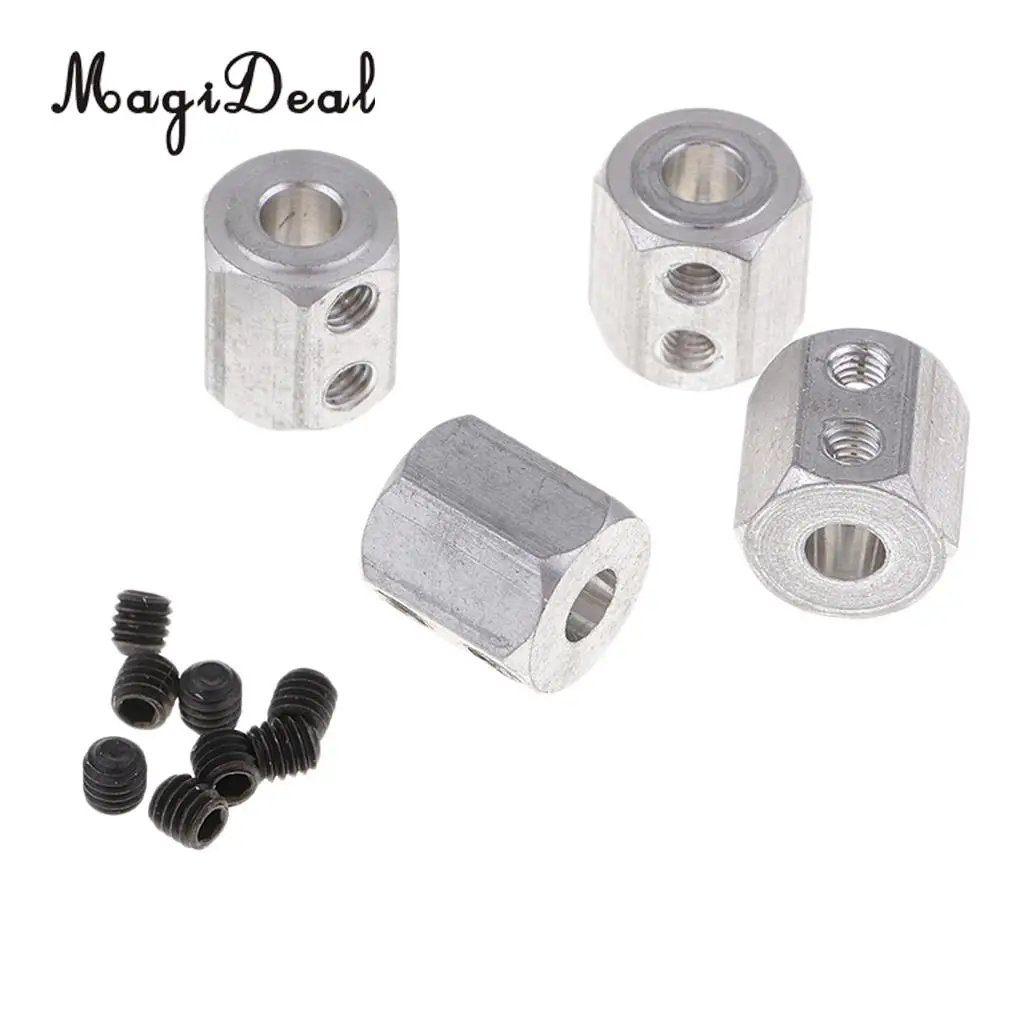 1/10 RC Car 4x 12mm Wheel Rim Hub Hex Adapter Connectors 08065 for HSP Accessory