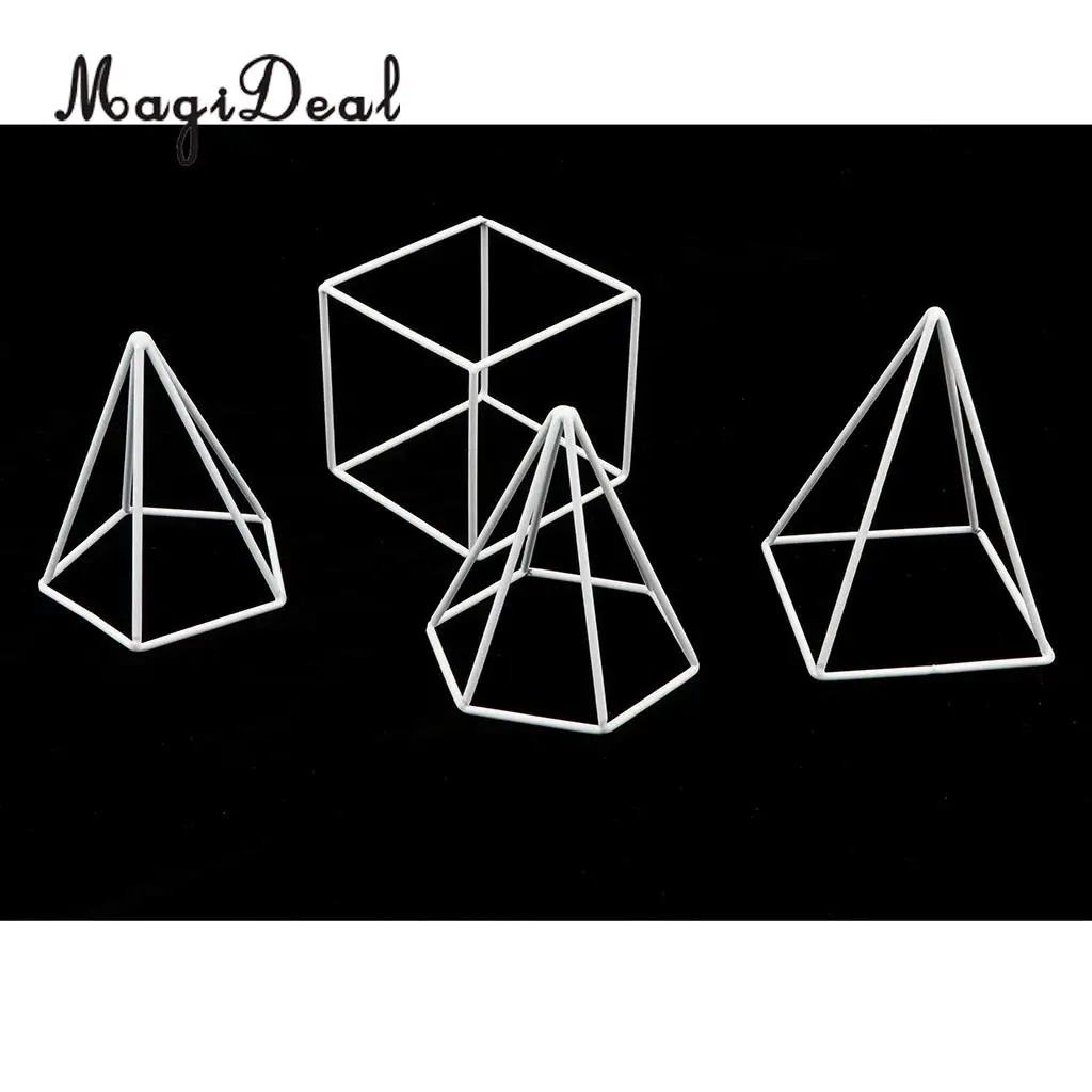 18 pieces/set 3D Spatial Visualization Geometric Solid Model - High School Math Geometry Visual Aids Teaching Tools Learning Toy