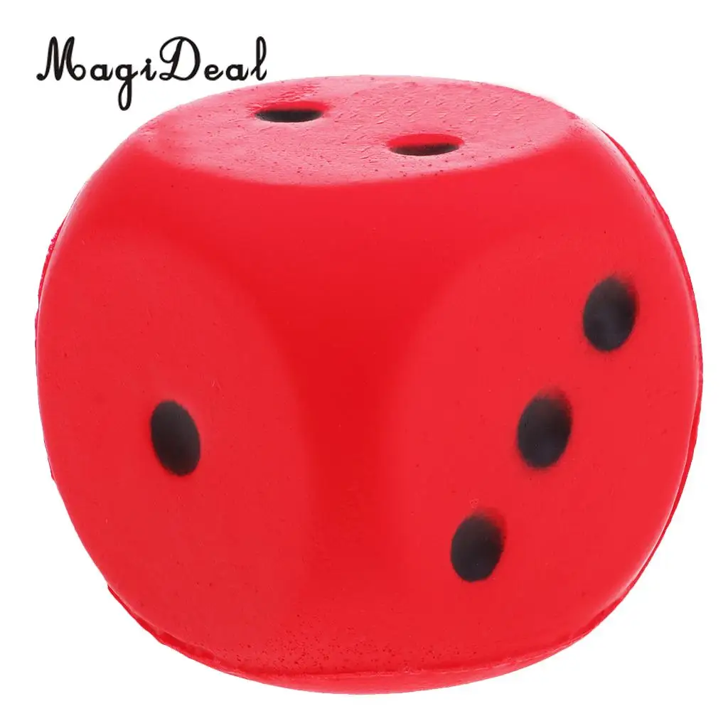 Sponge Dice Foam Dot Dice Playing Dice for Teaching Education Toy Green