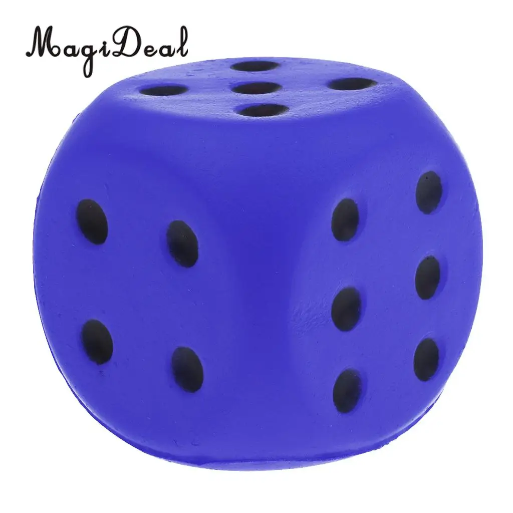 Sponge Dice Foam Dot Dice Playing Dice for Teaching Education Toy Green