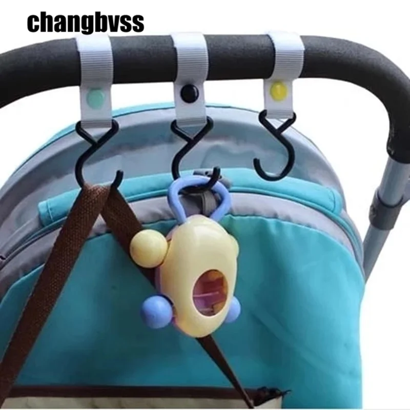 Venta caliente 10 unids/lote cochecito de bebé gancho organizador de cochecito, accesorios de cochecito de bebé, cochecito de bebé yoya, accessoire poussette