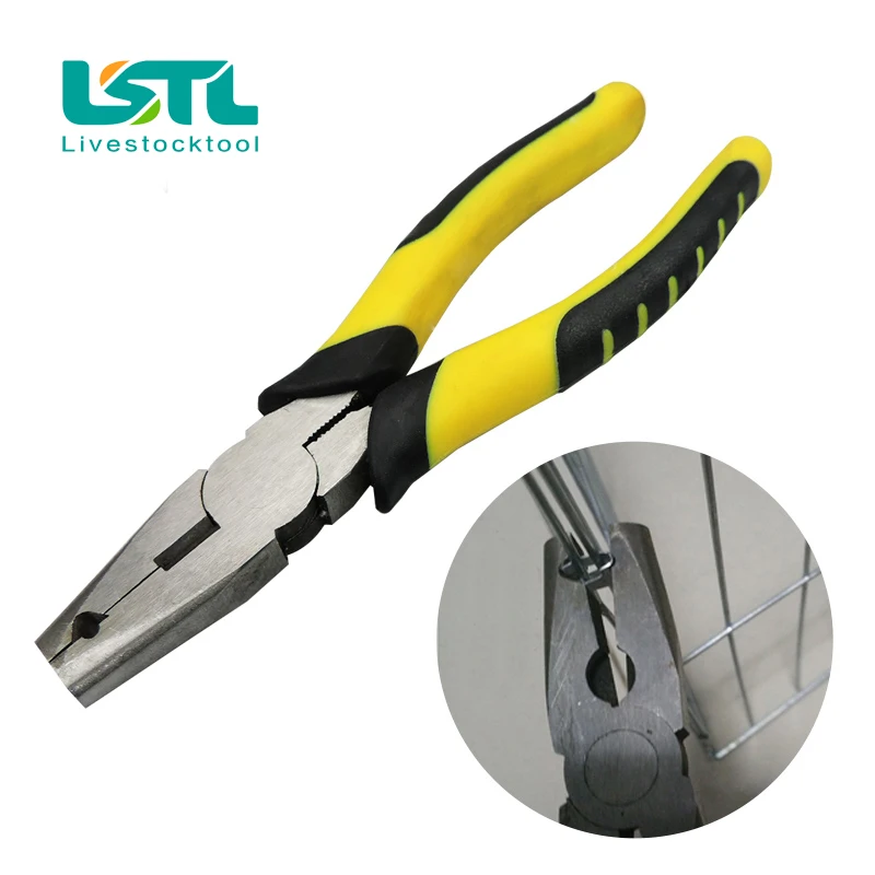 Abrazadera para jaula de aves de corral, alicate de instalación, tarjeta de montaje, hebilla a presión, jaula de conejo, pollo, perro, herramientas de jaula - imagen 2