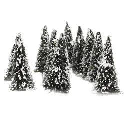 Árbol de plástico con nieve escala N para maquetas y wargame