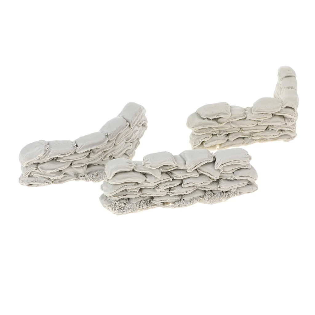 1/35 Resin Soldier Scenario Accessories Sandbag Walls Combination Resin Kit 1/35 Resin Soldier Scenario Accessories