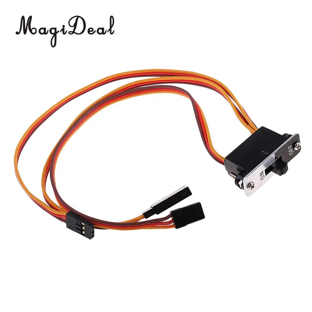 MagiDeal JR Style 3 Way On/Off Power Switch Set for RC Car Truck Boat Vehicle Remote Control Parts 26cm