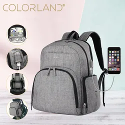Mochila de pañales grande para bebé – Maternidad con bolsillos