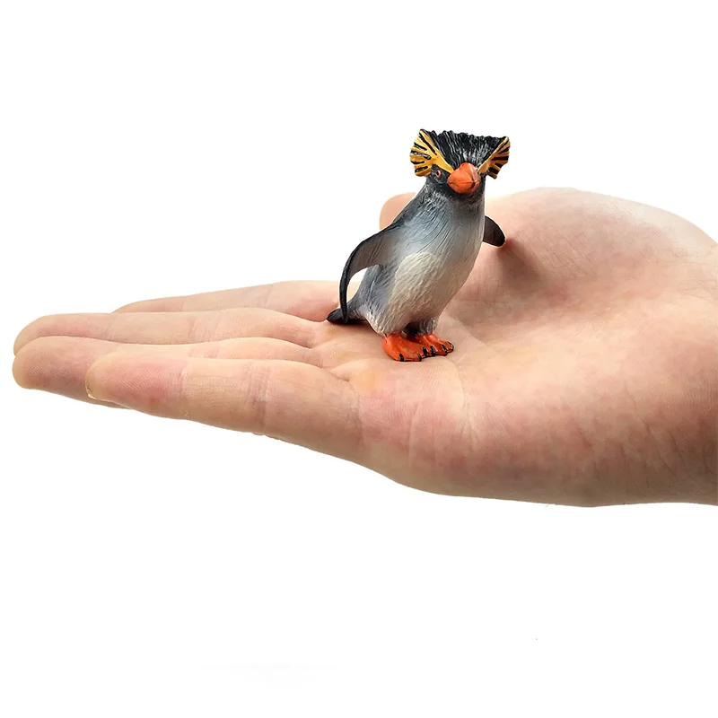 Simulación pequeña Anguila de mar pez pingüino modelo Animal figura de jardín en miniatura accesorios de decoración del hogar estatuilla de hadas de Pvc - imagen 4
