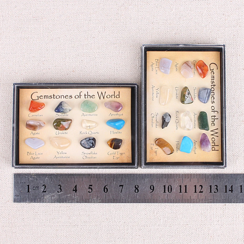 Rock & Mineral Collection Geology Science Kit Earth Science Toy - Pack Of 15
