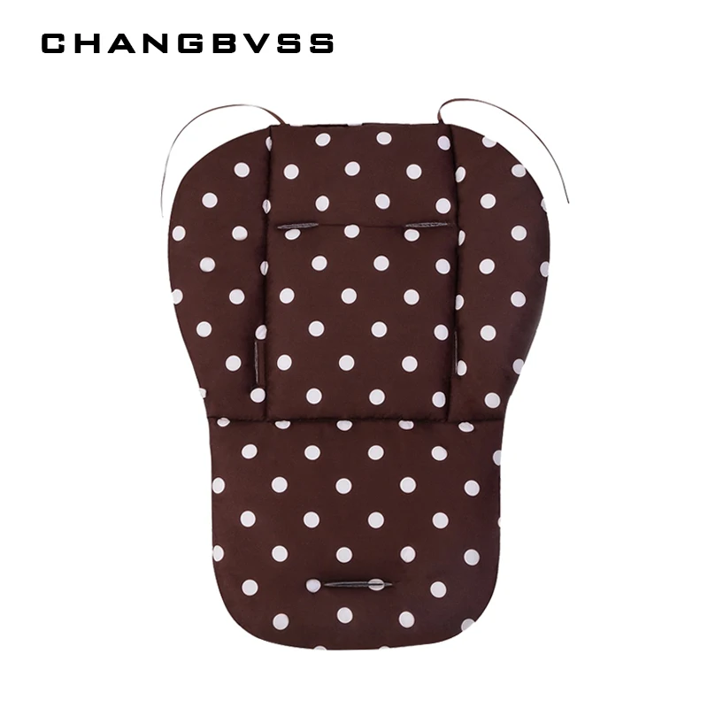 Almohadilla de asiento coche para bebé, funda algodón cómoda cochecito cojín colchón, 5 colores opcionales