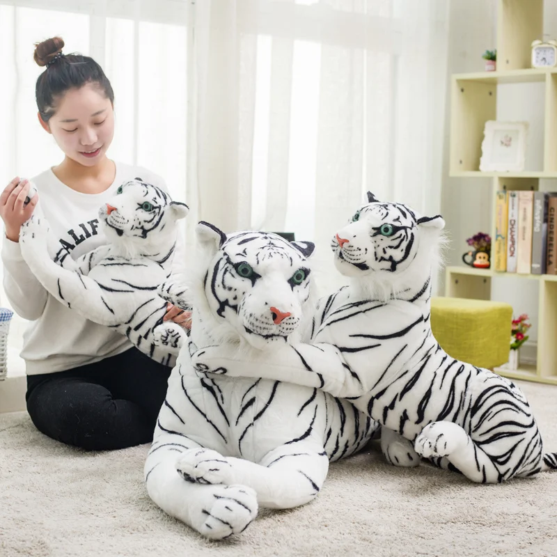 Peluche de tigre infantil – Felpa suave realista - imagen 2