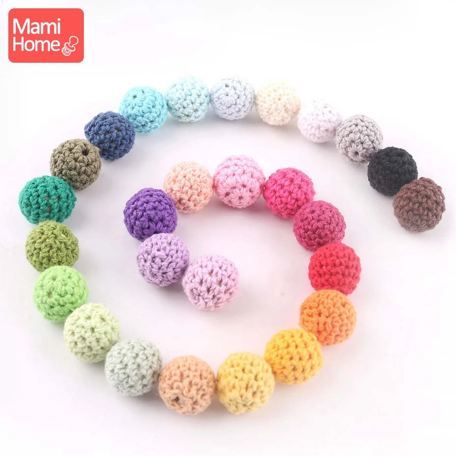 Cuentas de madera para niños – Collares y pulseras de ganchillo - imagen 2