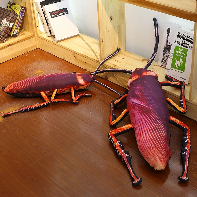 Peluche de cucaracha 3D para niño – Almohada de insecto divertida - imagen 2