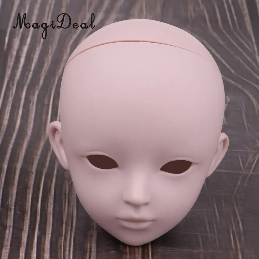 1/3 Scale BJD SD Head Sculpt Ball Jointed Dolls Head Model Body Parts DIY Custom for Night Lolita Dollfie DOD