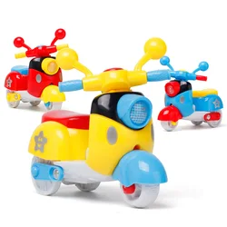 Motocicleta infantil de juguete con efecto inercia para niños y niñas
