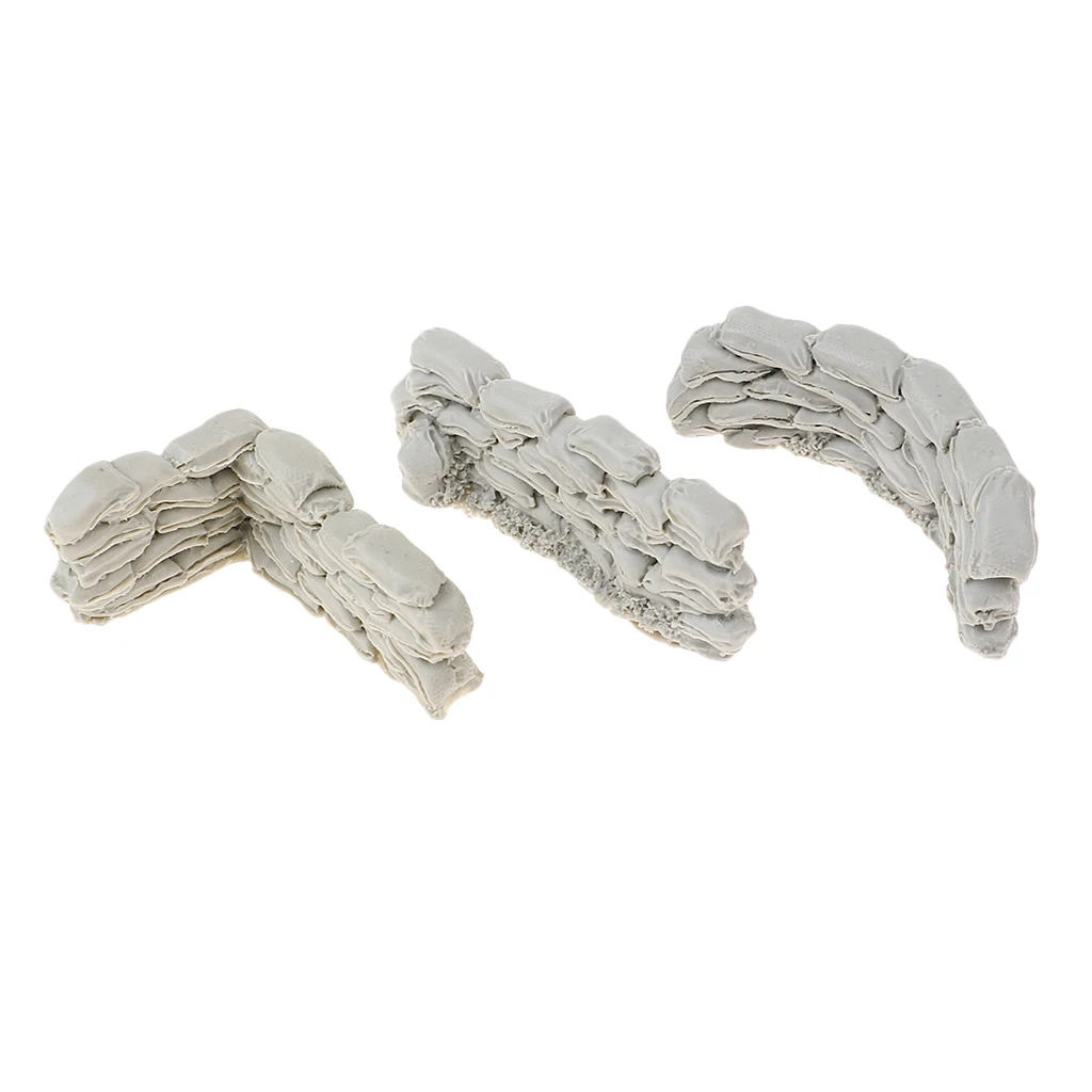 1/35 Resin Soldier Scenario Accessories Sandbag Walls Combination Resin Kit 1/35 Resin Soldier Scenario Accessories