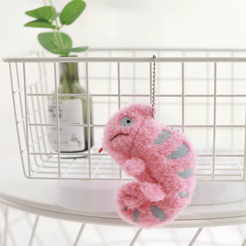 Llavero de peluche de camaleón – Colgante suave para niños - imagen 5