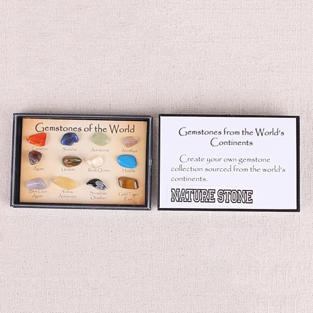 Rock & Mineral Collection Geology Science Kit Earth Science Toy - Pack Of 15