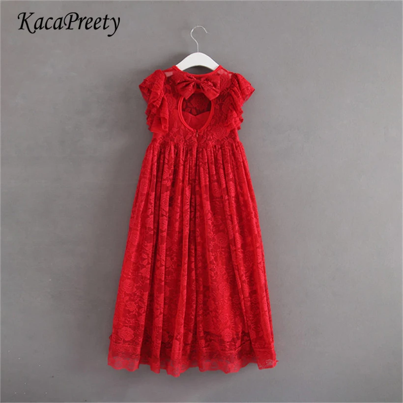 Vestido de encaje Hart para niñas – Princesa elegante con volantes - imagen 3