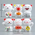 6pcs White cats