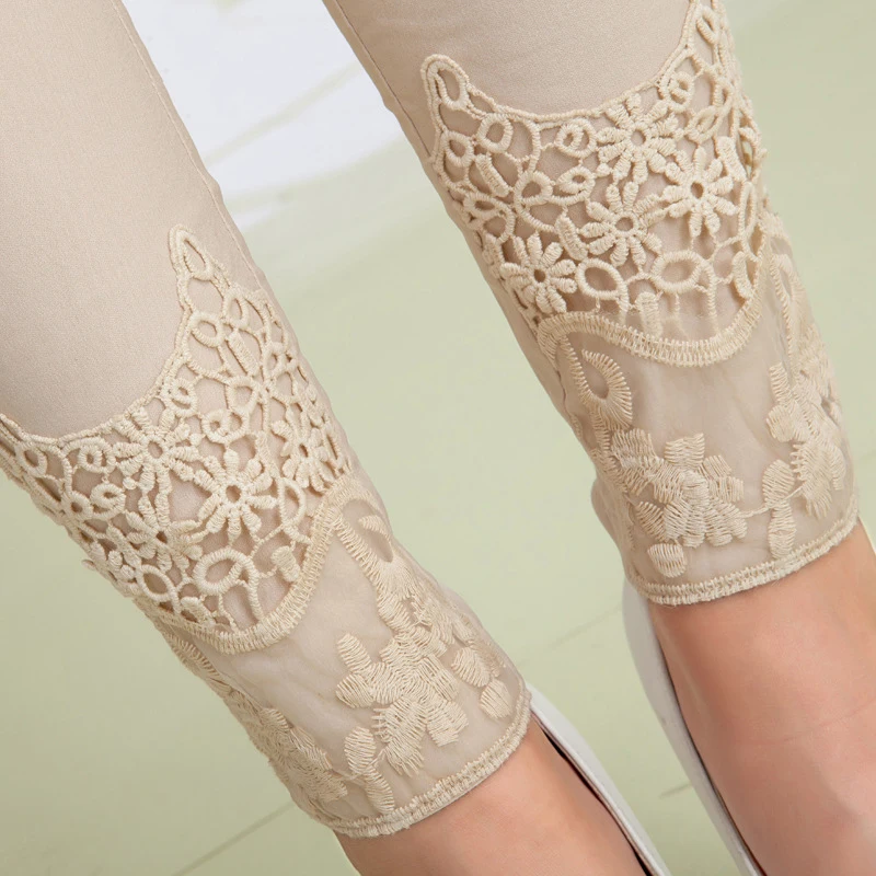 Pantalones maternidad capri elásticos cintura alta para embarazadas - imagen 5