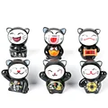 6pcs Black cats