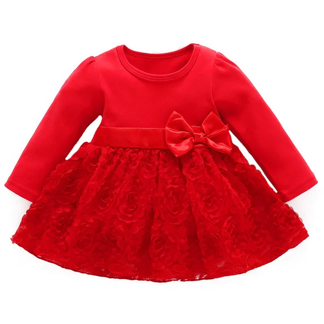 mode8 red rose dress