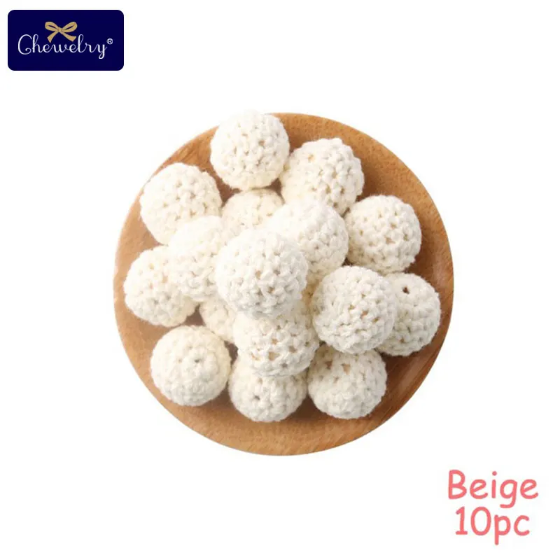 Beige Crochet Beads