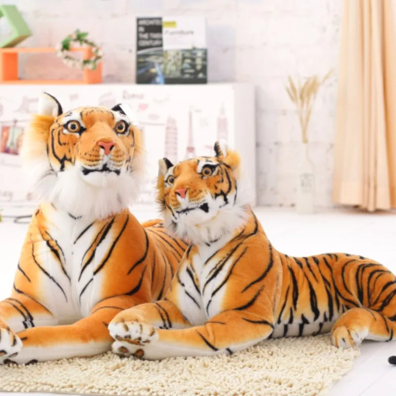 Peluche de tigre infantil – Felpa suave realista - imagen 3