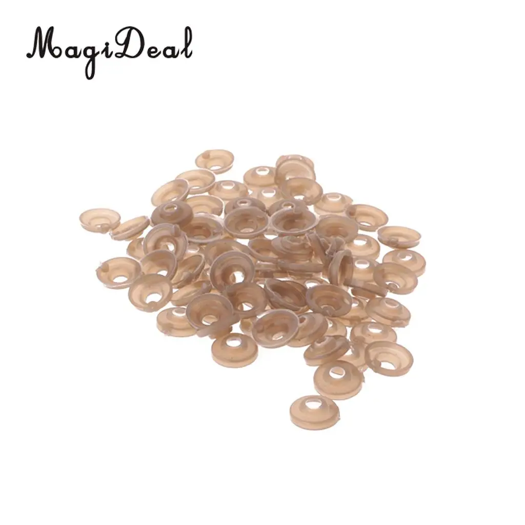 MagiDeal High Sale 100Pcs/Lot 11mm Plastic Safety Eyes Nose Washer Back for Bear Doll Animal Toys DIY Craft Child Kids Fun Time