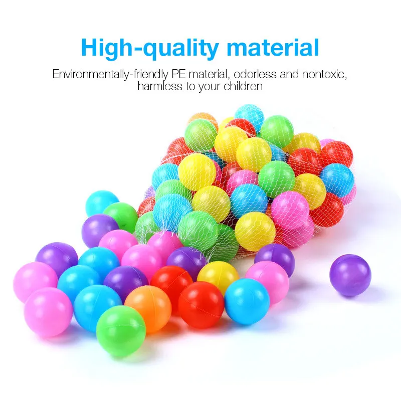Bolas oceánicas blandas de plástico seguro para piscina y juego - imagen 5